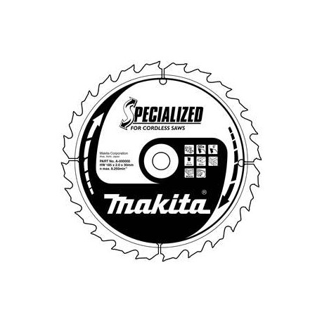 MAKITA B-10643 kotouč pilový dřevo SPECIALIZED 136x1.5x20mm 16Z pro aku pily - new B-33532