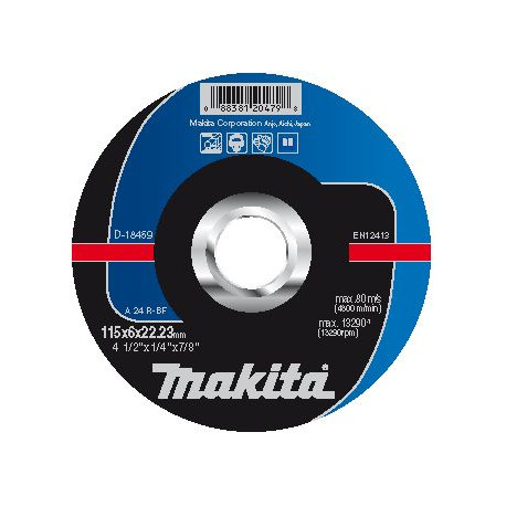 MAKITA D-18459 kotouč brusný ocel 115x6x22.23mm