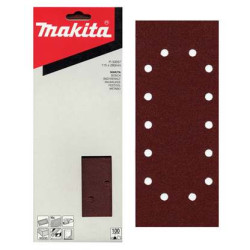 MAKITA P-33015 papír brusný 115x280mm 14 děr K60, 10ks - old P-02107