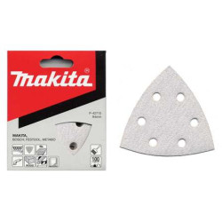 MAKITA P-42765 papír brusný suchý zip 94x94x94mm 6 děr K320, 10ks