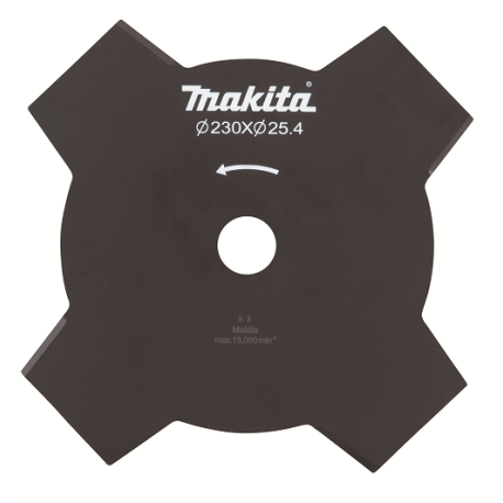 MAKITA 195150-5 nůž žací 4 zubý 230x25,4x2mm-old729025-2