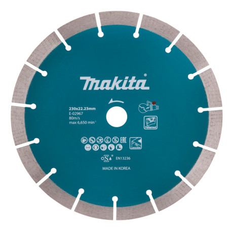 MAKITA E-02967 kotouč řezný diamantový beton 230x2.4x22.23mm pro aku stroje