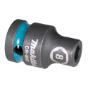 MAKITA E-16047 nástrčný klíč 1/2" square drive Impact BLACK 8mm