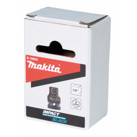 MAKITA E-16053 klíč nástrčný 1/2\", čtyřhran, IMPACT BLACK, 9mm