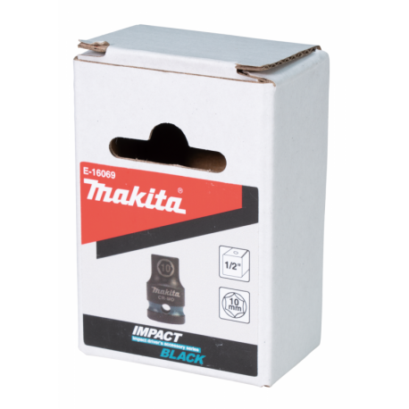 MAKITA E-16069 klíč nástrčný 1/2\", čtyřhran, IMPACT BLACK, 10mm