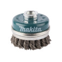 MAKITA D-24153 miskovitý kartáč z ocelového drátu,vlnitý drát 0,5mm,60mm