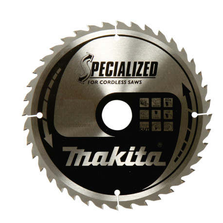 MAKITA B-32926 kotouč pilový dřevo SPECIALIZED 190x2x30mm 24Z pro aku pily - old B-09195