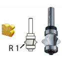 MAKITA D-48826 Profilová fréza s ložiskem stopka 8 mm,25,4x13x61,2 mm