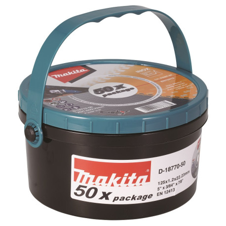 MAKITA D-18770-50 kotouč řezný nerez 125x1.2x22.23mm, 50ks