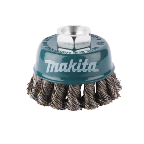 MAKITA D-77475 kartáč miskovitý 65mm, drát nerezový splétaný 0,5mm