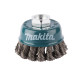 MAKITA D-77497 kartáč miskovitý 75mm, drát nerezový splétaný 0,5mm