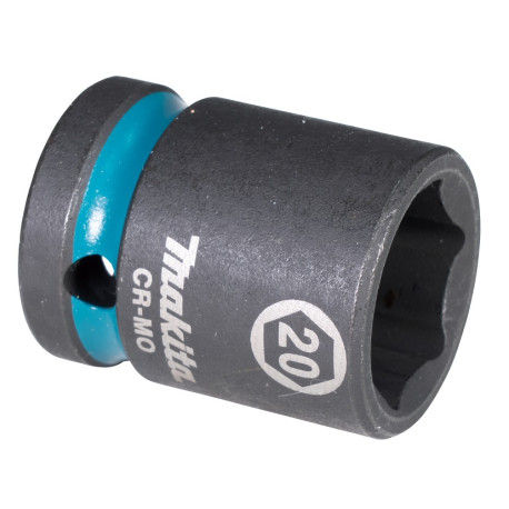 MAKITA E-16162 klíč nástrčný 1/2\", čtyřhran, IMPACT BLACK, 20mm