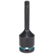 MAKITA E-19825 bit nástrčný 1/2\", čtyřhran, IMPACT BLACK, T45