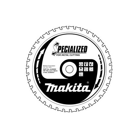 MAKITA B-23329 kotouč pilový ocel SPECIALIZED 185x1.85x30mm 48Z - new B-33722