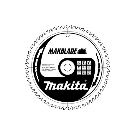 MAKITA B-08872 kotouč pilový dřevo MAKBLADE 216x2.1x30mm 40Z - oldA-86169, new B-32683