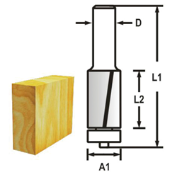 MAKITA D-47721 Drážkovací fréza 2 břit stopka 8 mm,9,5x26x67 mm