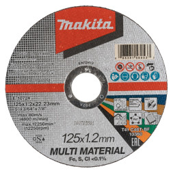 MAKITA E-10724 kotouč řezný multi materiál 125x1.2x22.23mm