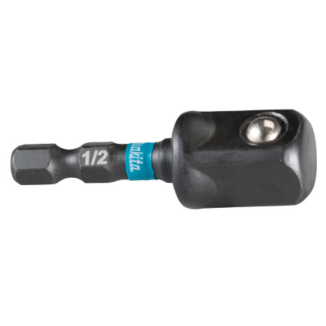 MAKITA B-66874 torzní adaptér 1/4\" IMPACT BLACK, čtyřhran 1/2\", 50mm