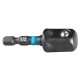 MAKITA B-66874 torzní adaptér 1/4\" IMPACT BLACK, čtyřhran 1/2\", 50mm