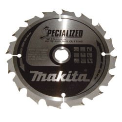 MAKITA B-33037 kotouč pilový dřevo SPECIALIZED se zapuštěnými zuby 165x2x20mm 16Z - old B-09329