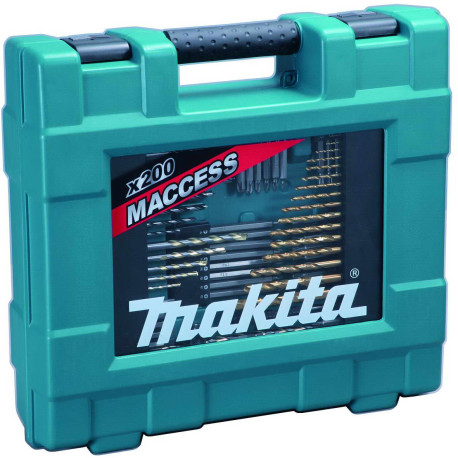 MAKITA D-37194 sada bitů a vrtáků 200 ks v plastovém kufru, newE-22610