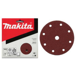 MAKITA P-31930 papír brusný suchý zip 150mm 9 děr K80, 10ks - old P-31619