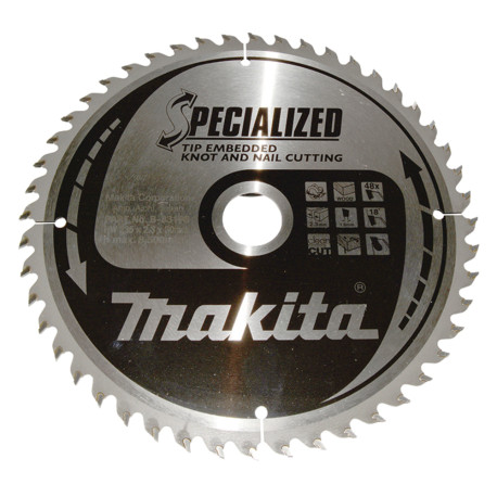 MAKITA B-33196 kotouč pilový dřevo SPECIALIZED se zapuštěnými zuby 235x2.3x30mm 48Z - old B-09519