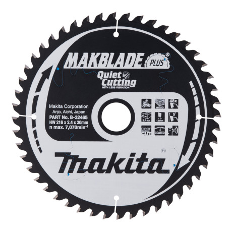 MAKITA B-32465 kotouč pilový dřevo MAKBLADEplus 216x2.4x30mm 48Z - old B-08632