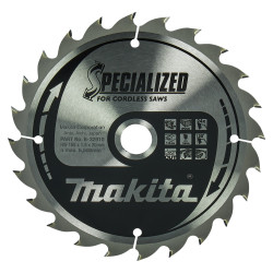 MAKITA B-32910 kotouč pilový dřevo SPECIALIZED 165x1.5x20mm 24Z pro aku pily - old B-09173