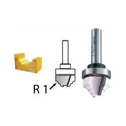 MAKITA D-48262 Profilová fréza s ložiskem stopka 8 mm,22x13x54 mm