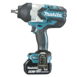 MAKITA DTW1002RTJ Aku rázový utahovák 1/2" Li-ion LXT 18V/5,0Ah