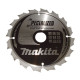 MAKITA B-33059 kotouč pilový dřevo SPECIALIZED se zapuštěnými zuby 190x2x30mm 16Z - old B-09357