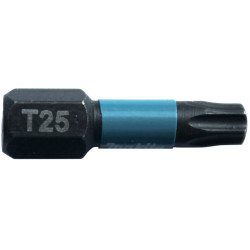 MAKITA B-63688 torzní bit 1/4\" IMPACT BLACK T25, 25mm 2 ks