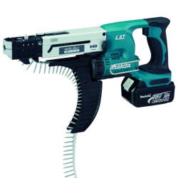 MAKITA DFR550RFE Aku šroubovák se zásobníkem 25-55mm,Li-ion LXT 18V/3,0Ah