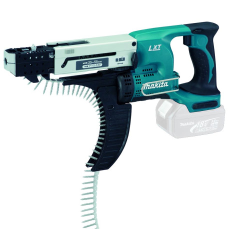 MAKITA DFR550Z Aku šroubovák se zásobníkem 25-55mm,Li-ion LXT 18V,bez aku   Z