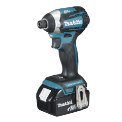 MAKITA DTD154RTJ Aku rázový šroubovák 1/4\" Li-ion LXT 18V/5,0Ah, Makpac