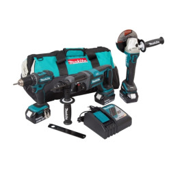 MAKITA DLX3078TX1 Aku sada DGA504+DHR241+DDF482 Li-ion LXT 18V