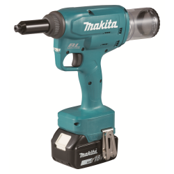 MAKITA DRV150RFJ Aku nýtovačka Li-ion LXT 18V/3,0 Ah, Makpac