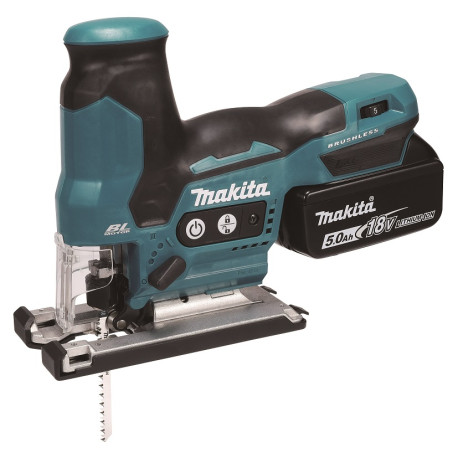 MAKITA DJV185RTJ Aku bezuhlíková přímočará pila Li-ion LXT 18V/5,0 Ah