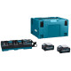 MAKITA 191U00-8 sada Li-ion XGT 40V 2ks BL4040+1ks DC40RB+1ksMakpac