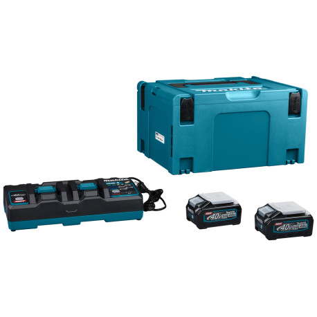 MAKITA 191U00-8 sada Li-ion XGT 40V 2ks BL4040+1ks DC40RB+1ksMakpac