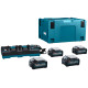 MAKITA 191U28-6 sada Li-ion XGT 40V 4ks BL4040+1ks DC40RB+1ksMakpac