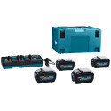 MAKITA 191U42-2 sada Li-ion XGT 40V BL4050F*4+DC40RB*1+TYPE3