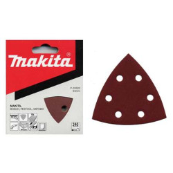 MAKITA P-33261 papír brusný suchý zip 94x94x94mm 6 děr K60, 10ks - old P-01579