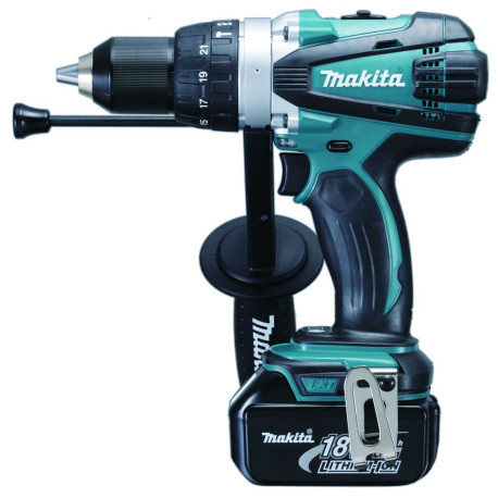 MAKITA DHP458RTJ Aku příklepový šroubovák Li-ion LXT 18V/5,0 Ah,Makpac