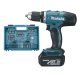 MAKITA DDF453SFX1 Aku vrtací šroubovák s příslušenstvím Li-ion LXT 18V/3,0Ah