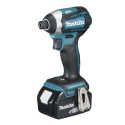 MAKITA DTD154RTJ Aku rázový šroubovák 1/4" Li-ion LXT 18V/5,0Ah, Makpac