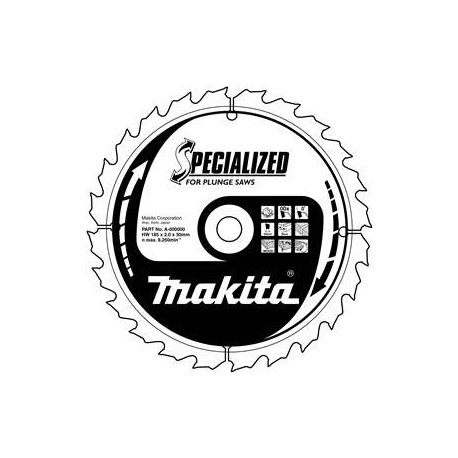 MAKITA B-09260 kotouč pilový dřevo SPECIALIZED 160x2.2x20mm 28Z pro ponorné pily - new B-32982