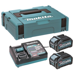 MAKITA 191J97-1 sada Li-ion XGT 40V 2ksBL4040+1ksDC40RA+1ksMakpac