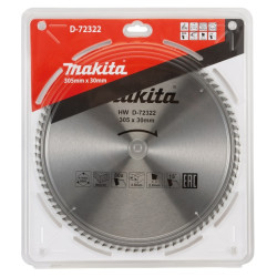 MAKITA D-72322 kotouč pilový dřevo 305x2.8x30mm 80Z